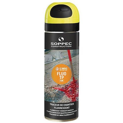 SPRAY MARCATORE FLUORESCENTE colore GIALLO FLUO -conf. 12 pz